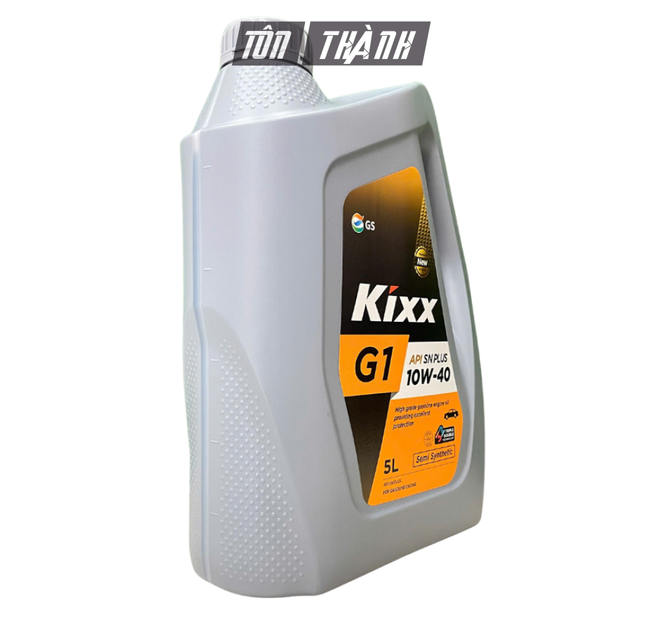 Nhớt động cơ xăng KIXX G1 SN PLUS 10w40 Semi Synthetic (5L)