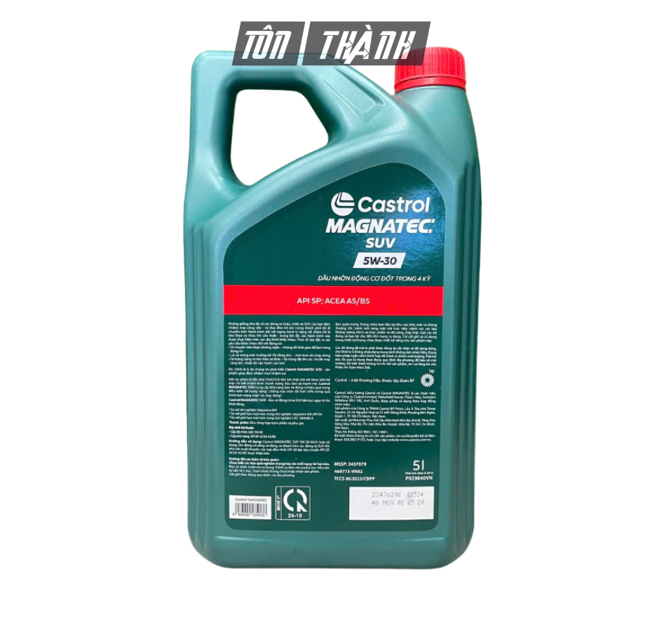 Dầu Động Cơ Castrol MAGNATEC SUV 5W-30 SP - Tổng hợp toàn phần (5 Lít)