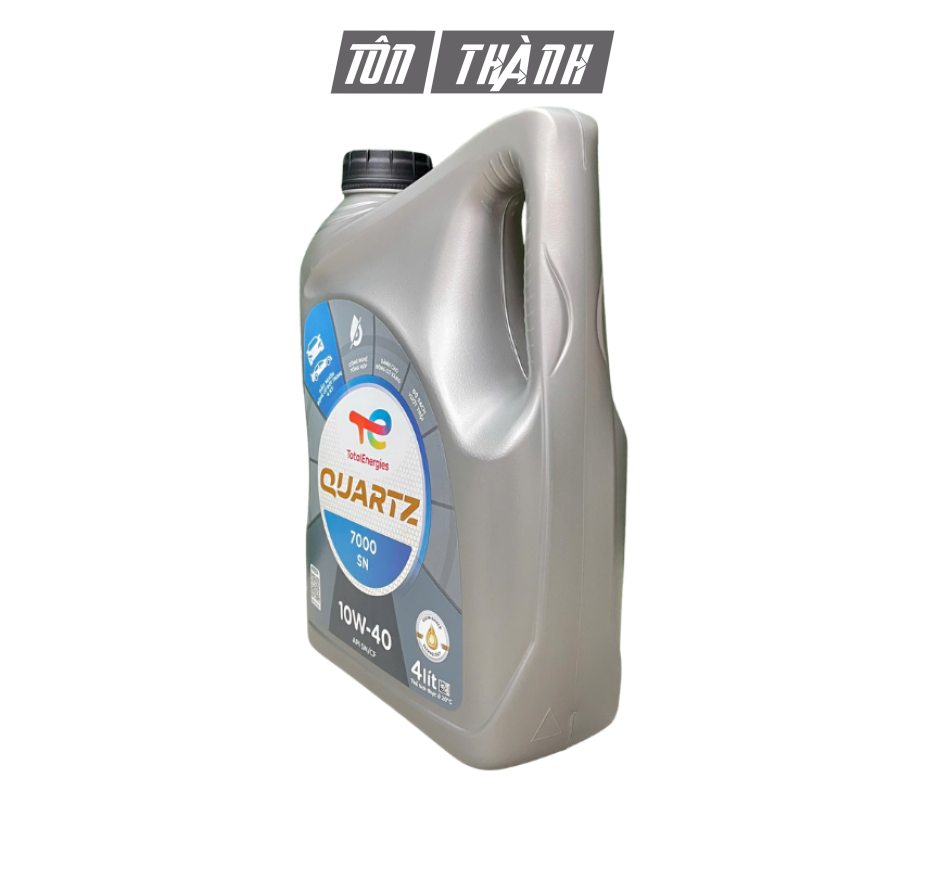 Dầu Động Cơ Xăng Total Quartz 7000 API SN/CF 10W-40 (4 Lít) – Bán Tổng Hợp Cao Cấp