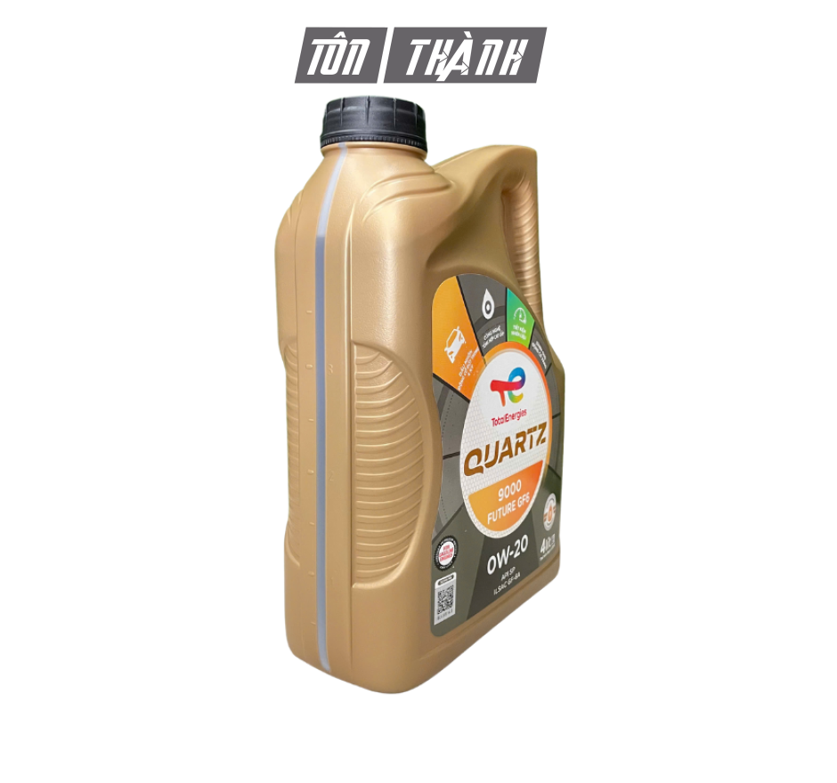 Dầu Động Cơ Xăng Total 9000 SP/GF-6A 0W-20 (4 Lít) - Tổng Hợp Toàn Phần