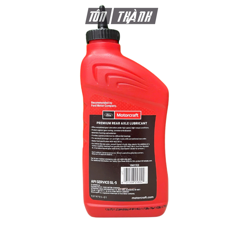 Dầu cầu - hộp số sàn PREMIUM REAR AXLE LUBRICANT 80W-90 (1 Lít)