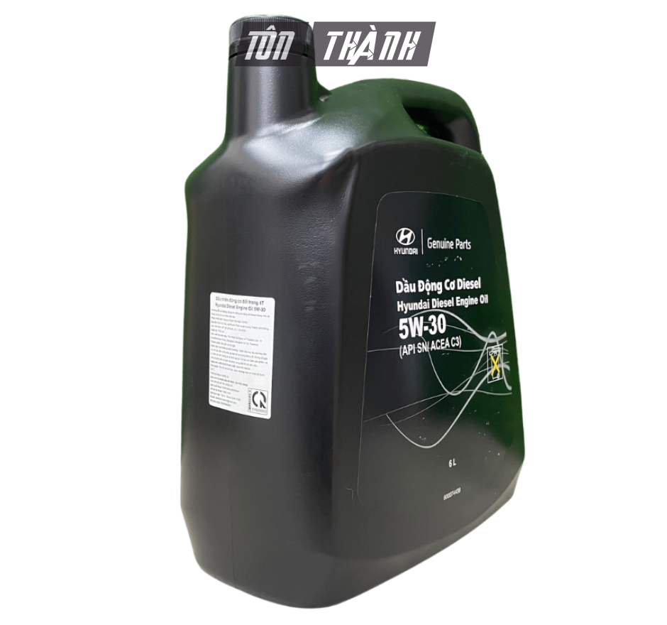 Dầu Nhớt Động Cơ Diesel Hyundai 5W30 - API SN/ACEA C3 (6Lít)