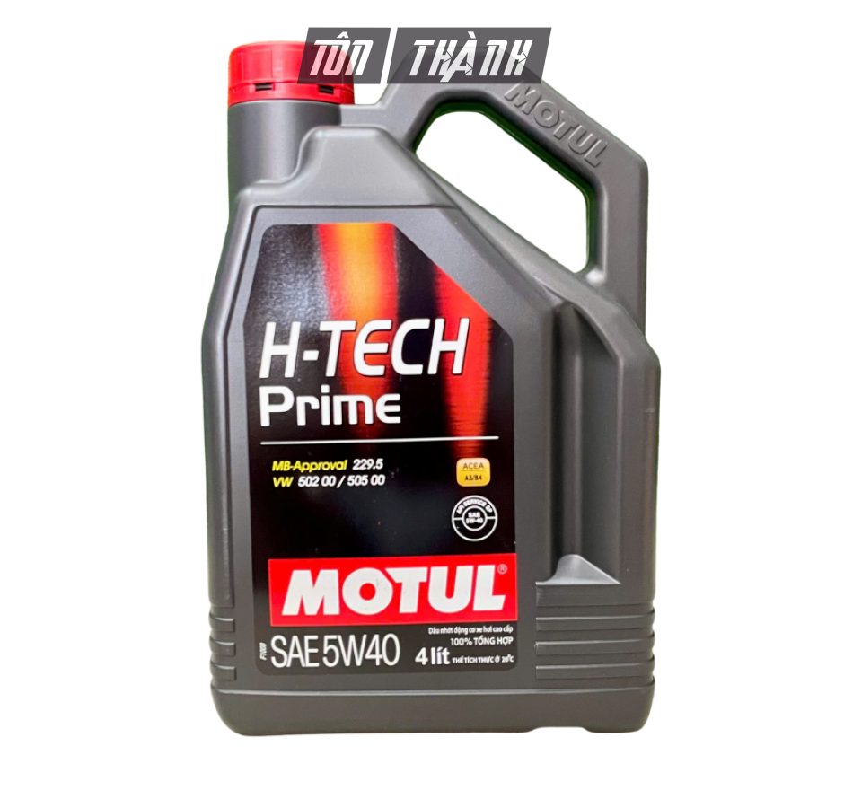 Dầu Động Cơ Xăng/Diesel MOTUL H-TECH Prime 5W-40 SP (4 Lít) - Tổng Hợp Toàn Phần