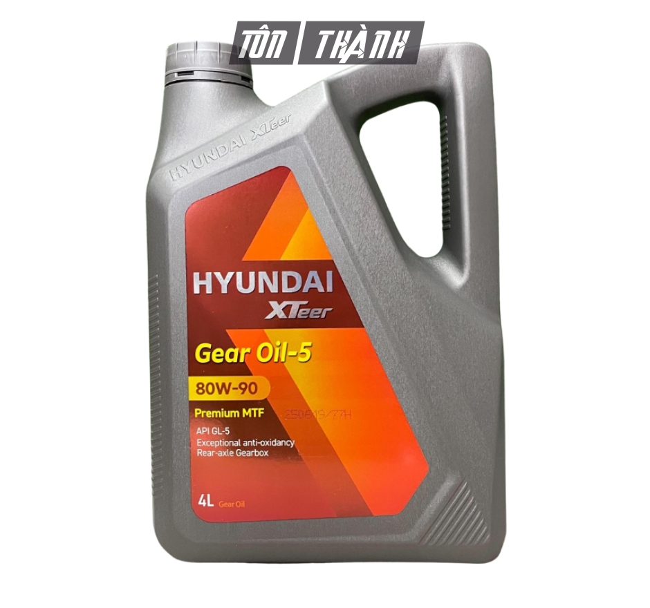 Dầu Hộp Số - Cầu Truyền Động - Hộp Số Phụ Hyundai Xteer GL-5 80w90 (4 Lít)