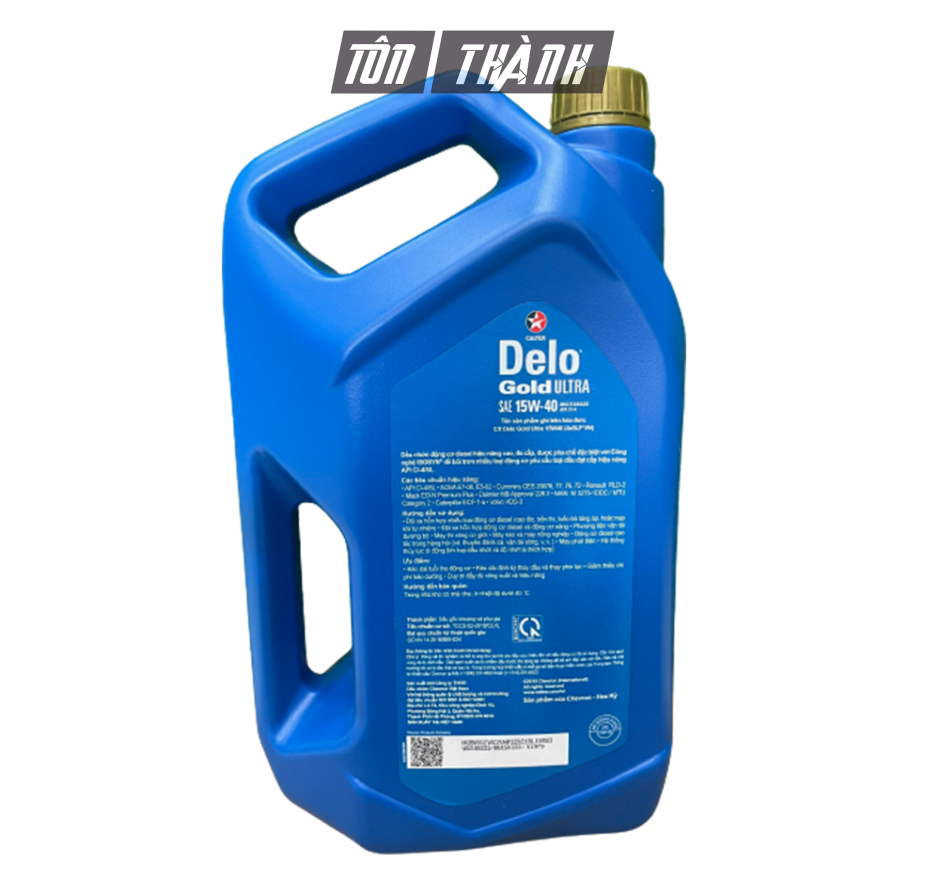 DẦU NHỚT ĐỘNG CƠ Ô TÔ DIESEL CALTEX DELO GOLD ULTRA 15W40 (5 LÍT)