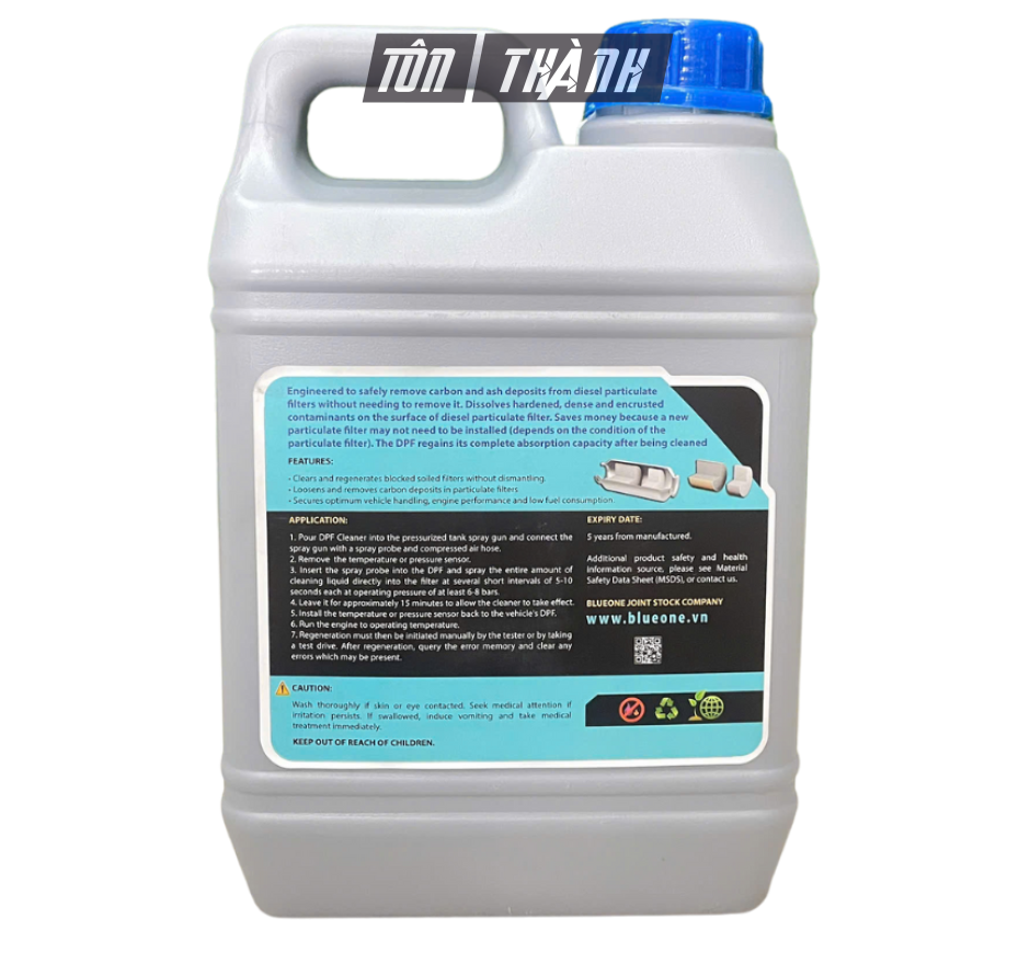 Dung Dịch Vệ Sinh Bầu Lọc Khí Thải BLUE ONE DPF CLEANER (2 LÍT)