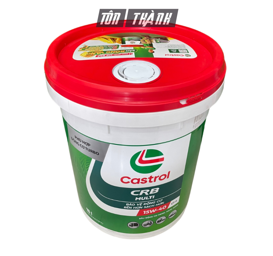 DẦU NHỚT ĐỘNG CƠ CASTROL CRB 15W40 CF-4 (18 Lít)