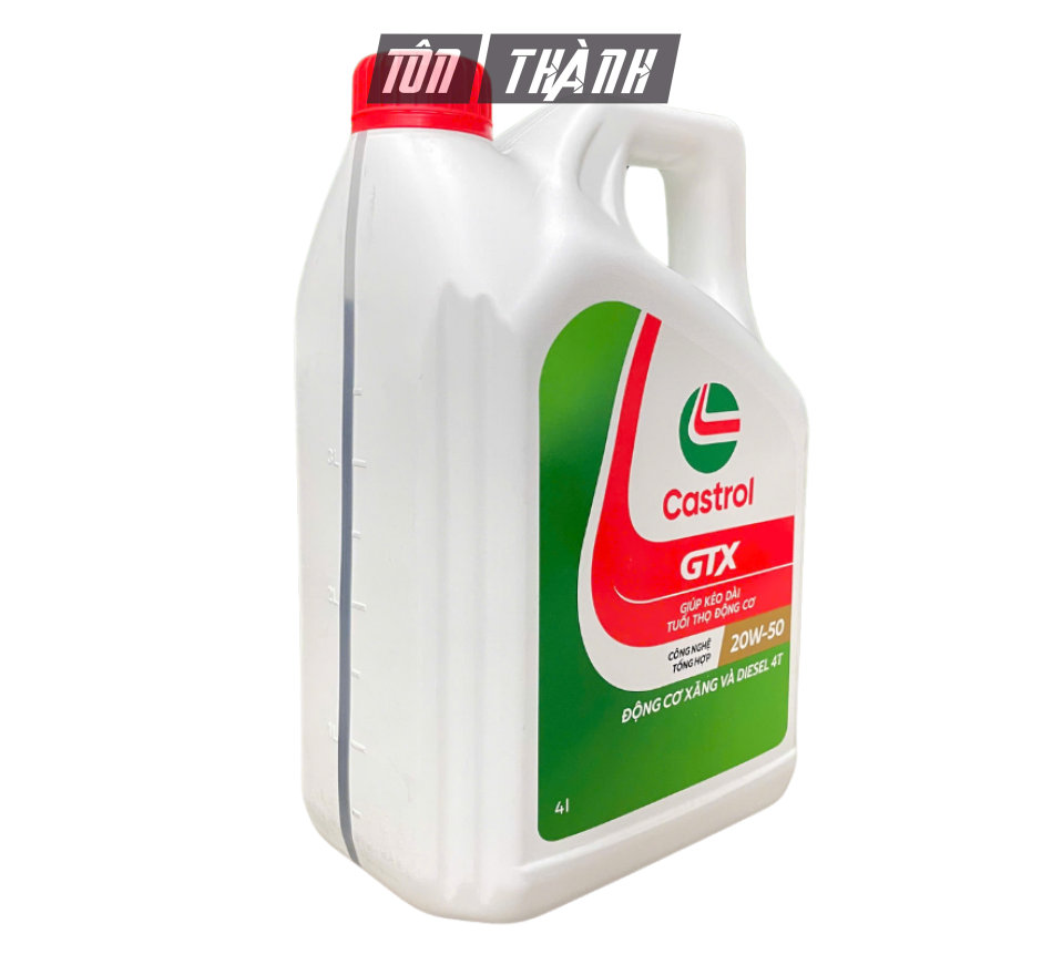 DẦU NHỚT ĐỘNG CƠ CASTROL GTX 20W50 SL/CF (4 LÍT)
