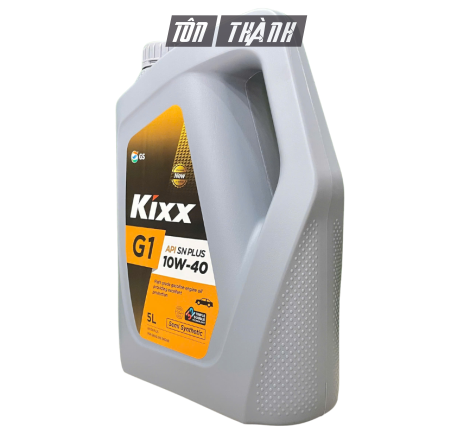 Nhớt động cơ xăng KIXX G1 SN PLUS 10w40 Semi Synthetic (5L)