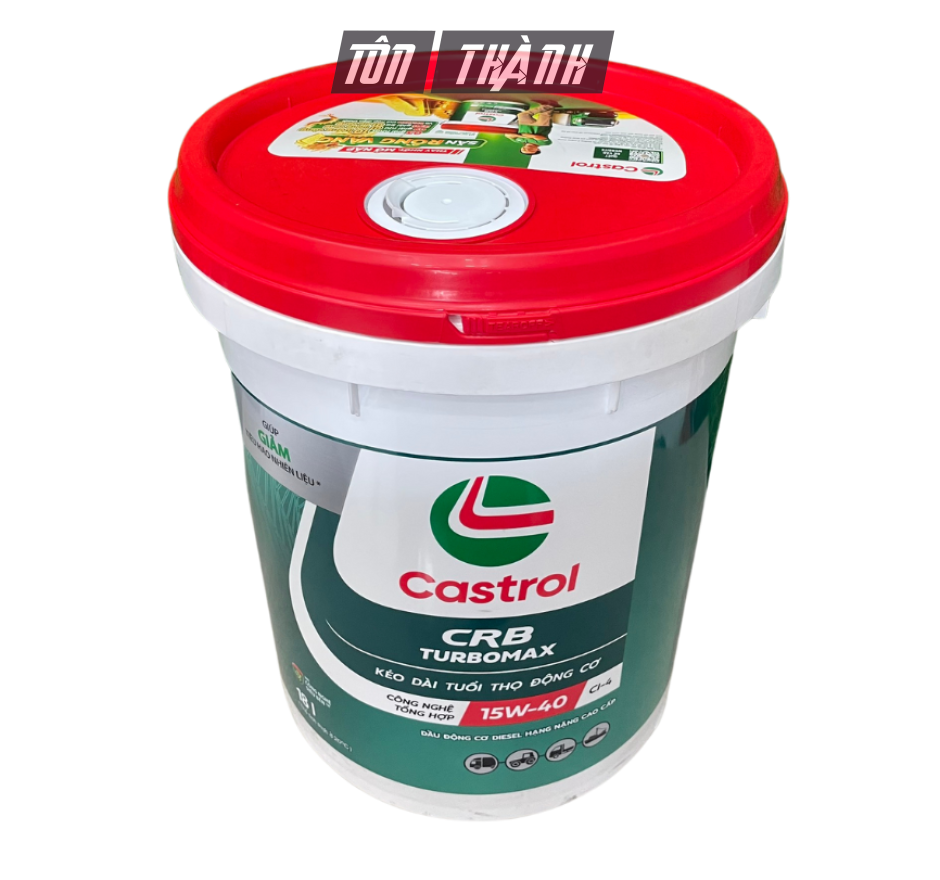 DẦU NHỚT ĐỘNG CƠ CASTROL CRB TURBOMAX 3X 15W40 CI-4 (18 LÍT)