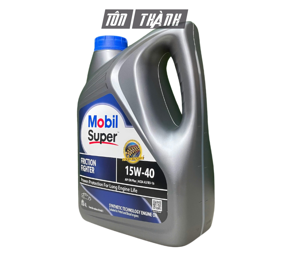DẦU NHỚT MOBIL SUPER 15W-40 API SN PLUS (4 LÍT)