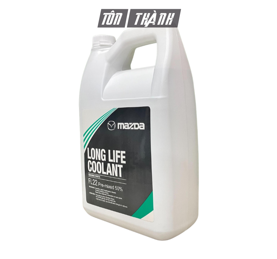 Nước Làm Mát Pha Sẵn 50% MAZDA FL22 Màu Xanh Lá - Dành Cho Xe Mazda và Kia (4 Lít)