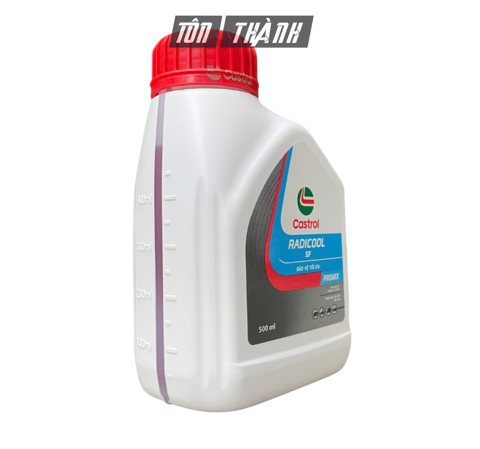 Nước Làm Mát Động Cơ Pha Sẵn 50% Castrol RADICOOL SF Premix màu ĐỎ (500ml)