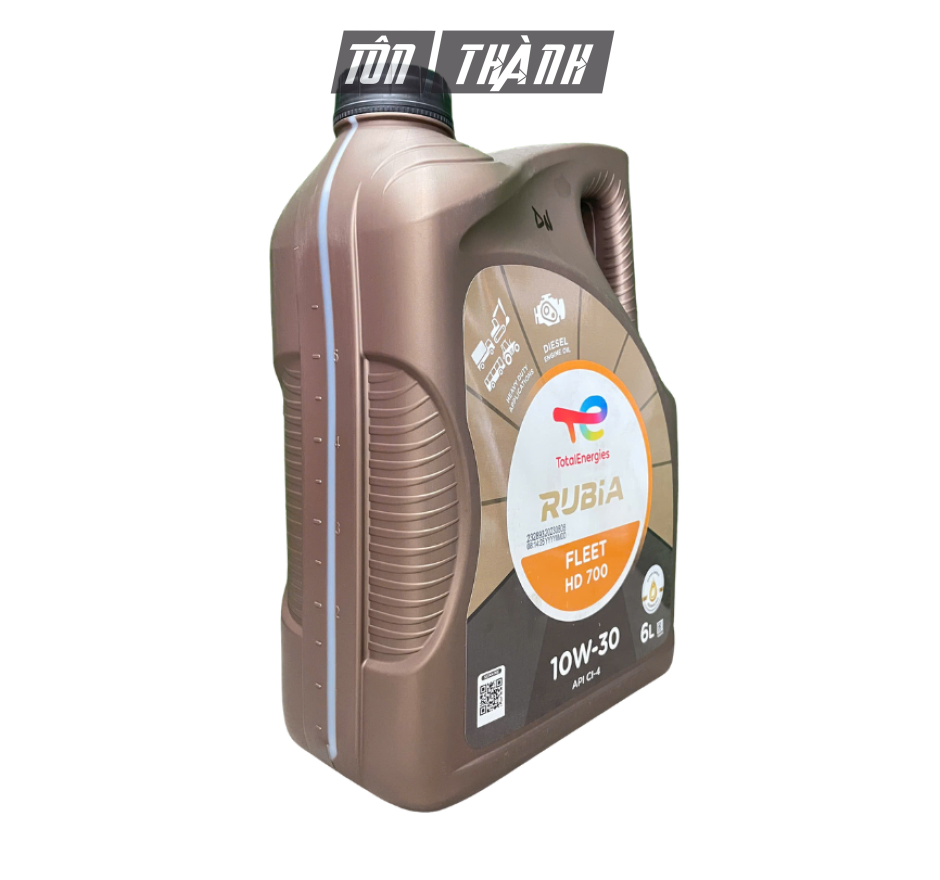 Dầu Động Cơ Diesel TOTAL RUBIA FLEET HD700 CI-4 10W-30 (6 Lít) - Nhập Khẩu KOREA