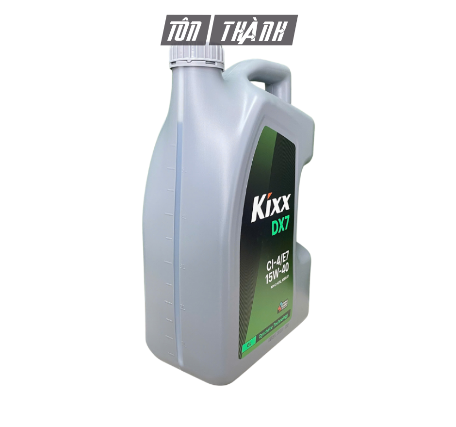 Dầu Động Cơ Diesel/Xăng KIXX DX7 15W-40 API CI-4/SL (6 Lít) - Chuyên Động Cơ Dầu