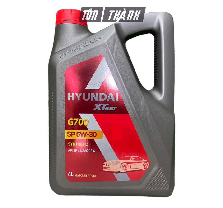 Dầu nhớt ô tô HYUNDAI XTEER Gasoline G700 5W30 (4 Lít)
