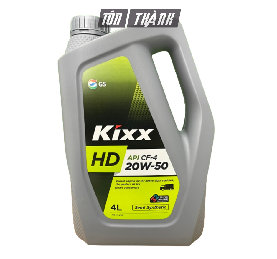 DẦU ĐỘNG CƠ KIXX HD API CF-4 20W50 (4 LÍT)
