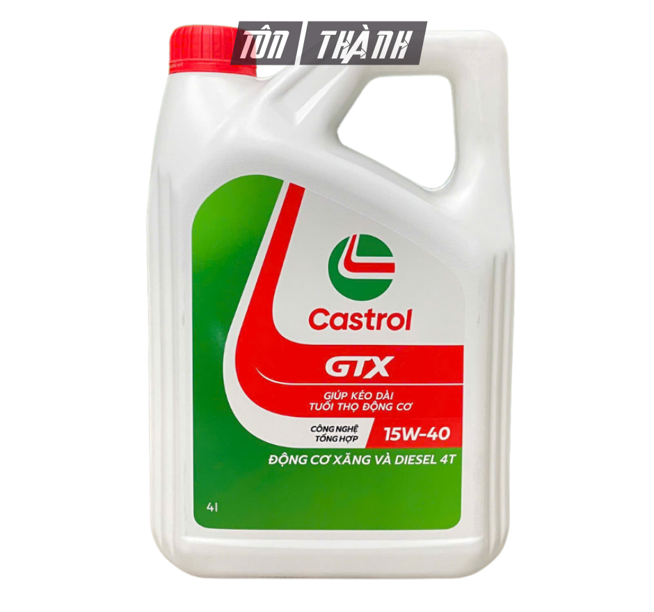 DẦU NHỚT ĐỘNG CƠ CASTROL GTX  15W40 SL/CF (4 LÍT)