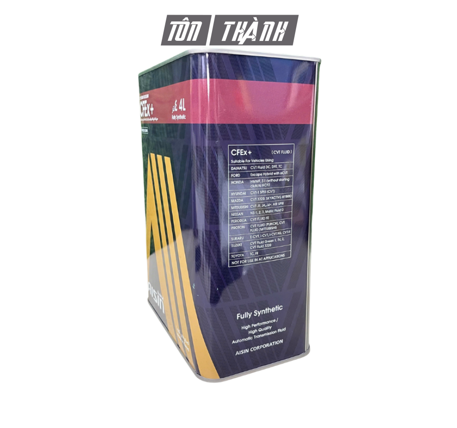 Dầu Hộp Số Tự Động Vô Cấp CVT AISIN CFEx+ (4 lít)