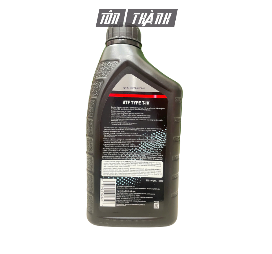 DẦU HỘP SỐ TỰ ĐỘNG TOYOTA ATF TYPE T-IV (946ML)