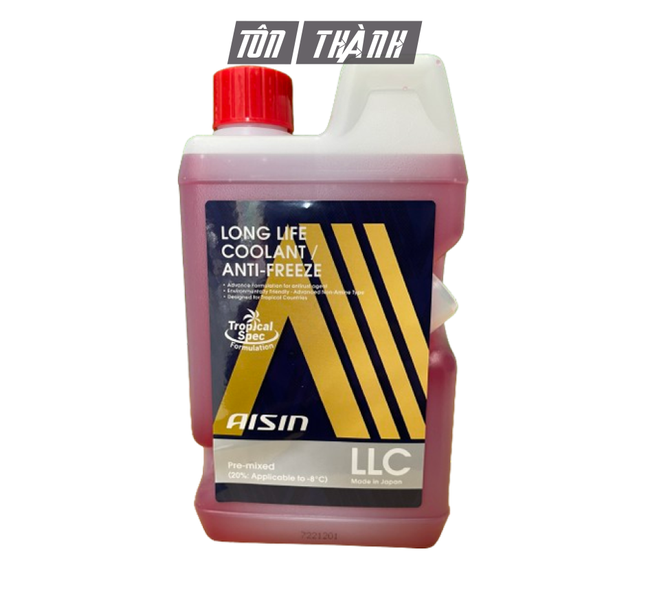 NƯỚC LÀM MÁT ĐỘNG CƠ MÀU ĐỎ AISIN LCPM20A4LR (1 LÍT)