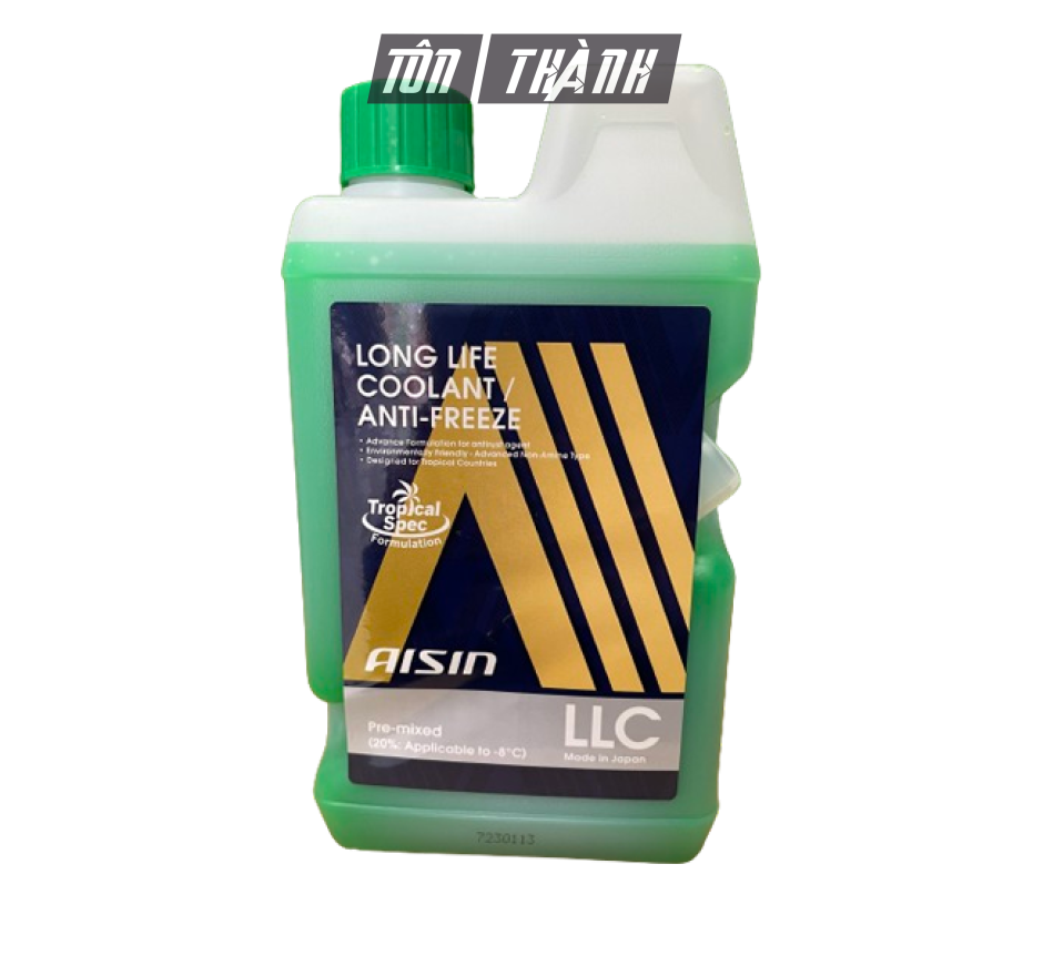 NƯỚC LÀM MÁT ĐỘNG CƠ MÀU LÁ AISIN LCPM20A4LR (1 LÍT)