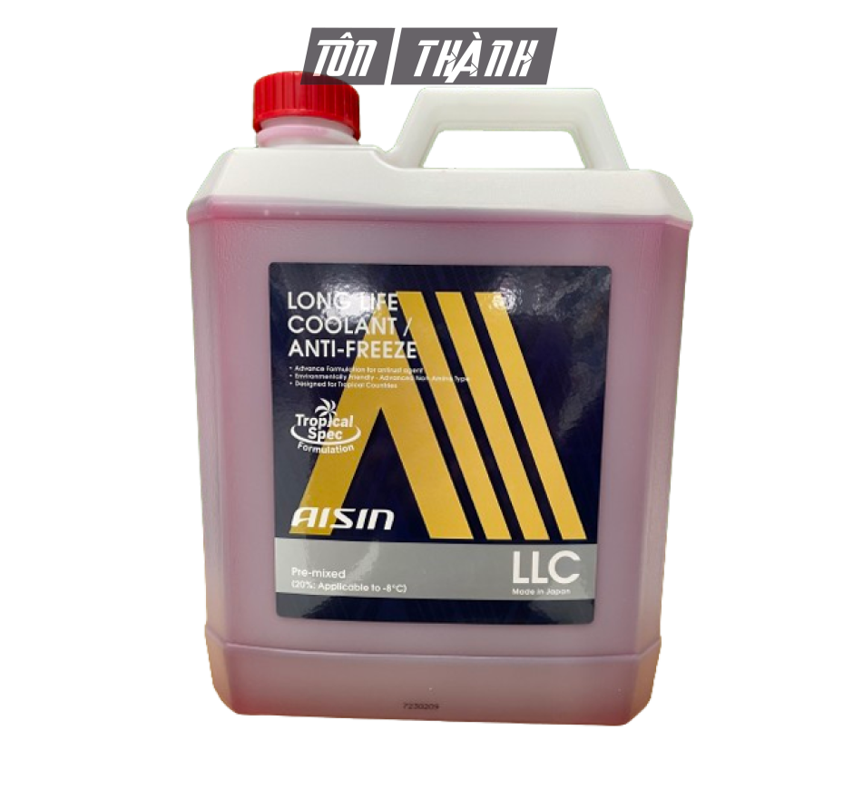 NƯỚC LÀM MÁT ĐỘNG CƠ MÀU ĐỎ AISIN (4 LÍT)