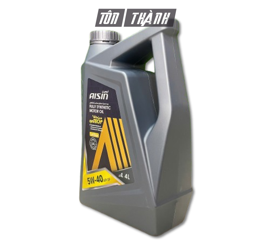 Dầu động cơ AISIN synTECH+ Fully Synthetic 5W-40 SP (4 Lít)