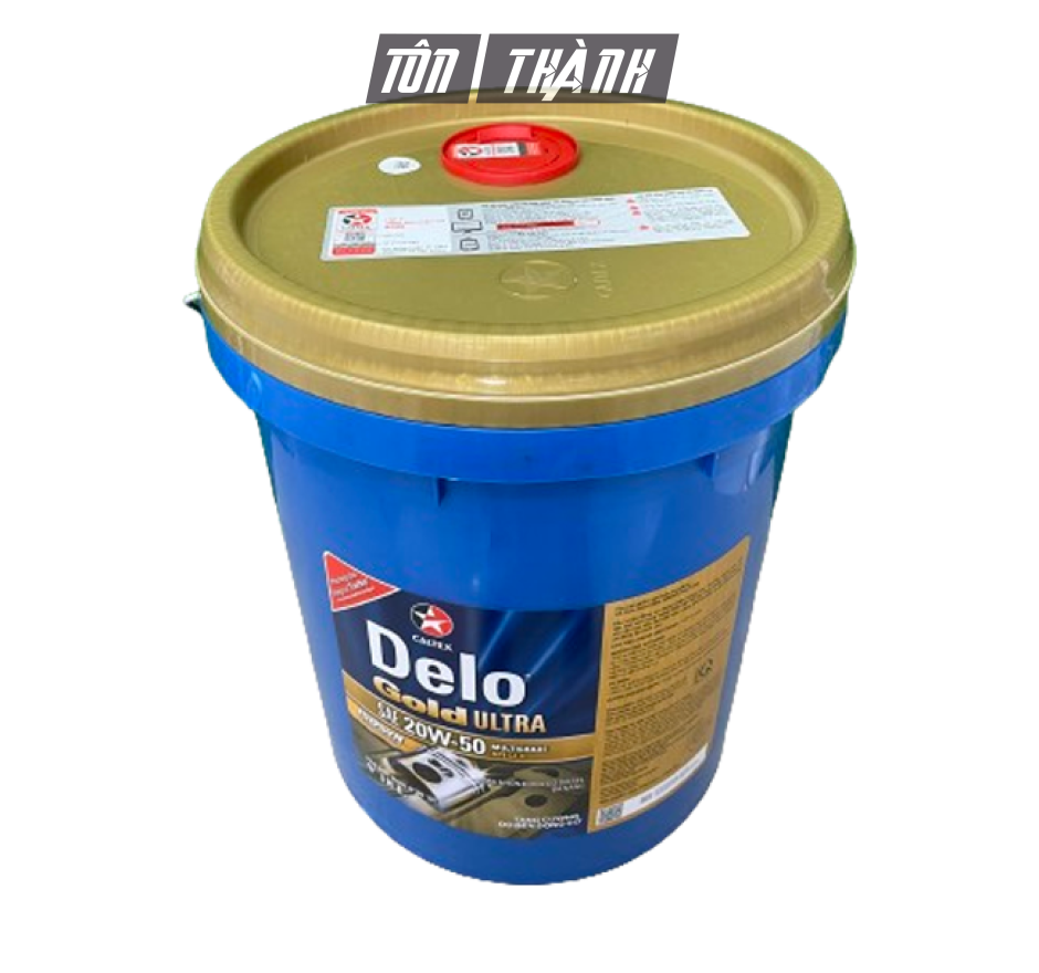 DẦU NHỚT ĐỘNG CƠ Ô TÔ DIESEL CALTEX DELO GOLD ULTRA 20W50 (18 LÍT)