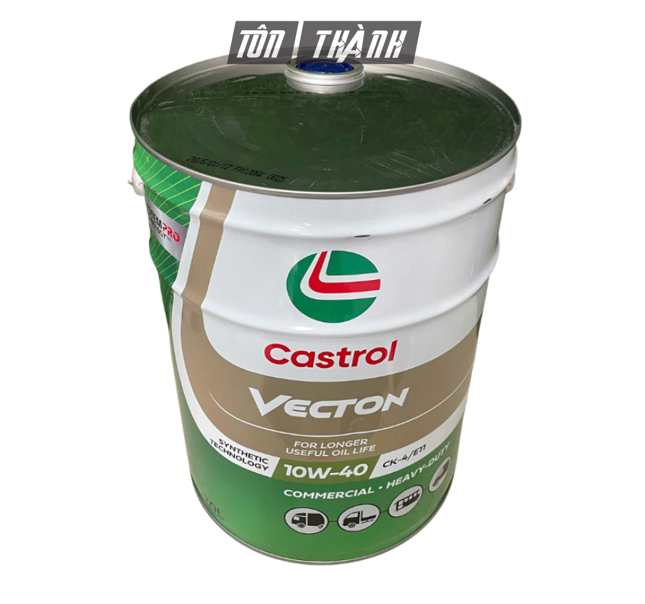 Dầu Động Cơ Diesel Castrol VECTON 10W-40 CK-4/E11 (20 Lít) - Nhập Khẩu Hàn Quốc