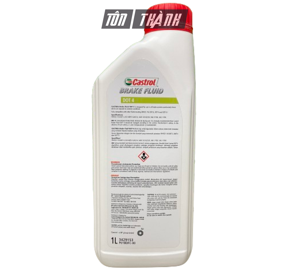 DẦU PHANH XE Ô TÔ CAO CẤP CASTROL BRAKE FLUID DOT 4 (1 LÍT)
