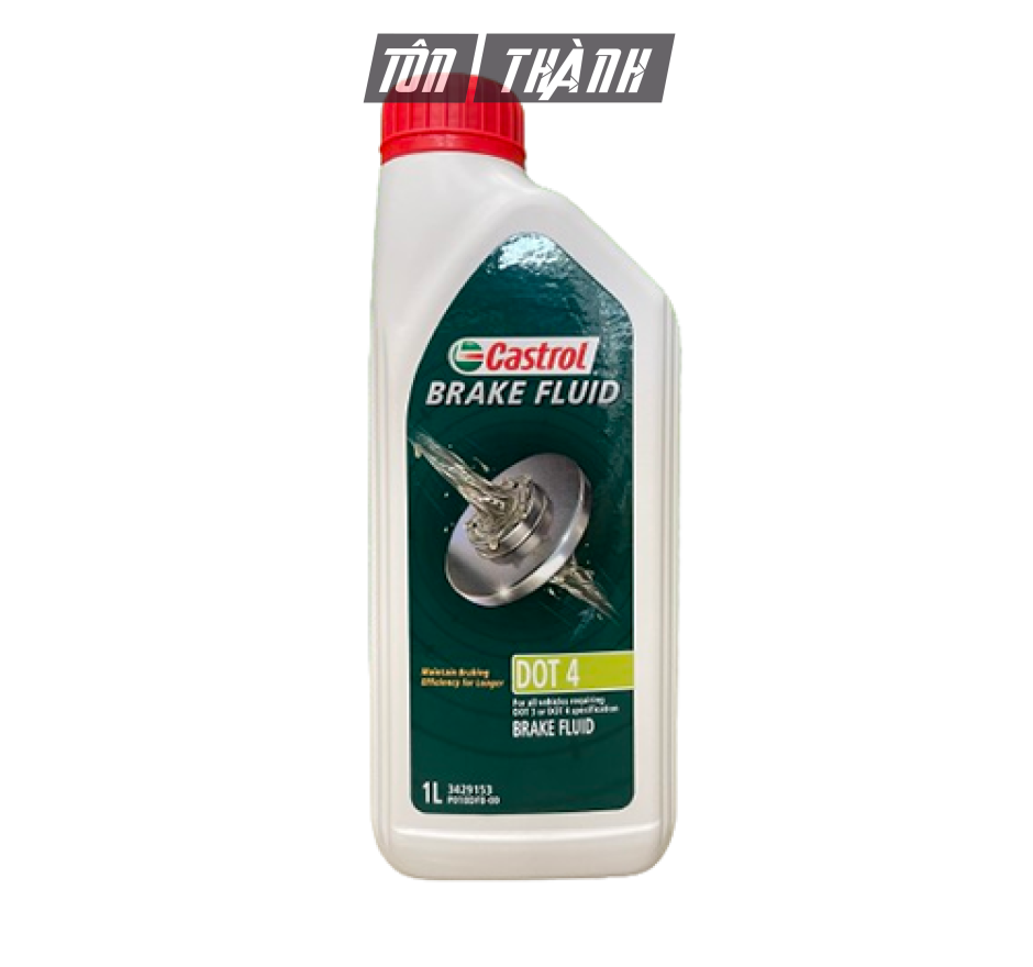 DẦU PHANH XE Ô TÔ CAO CẤP CASTROL BRAKE FLUID DOT 4 (1 LÍT)