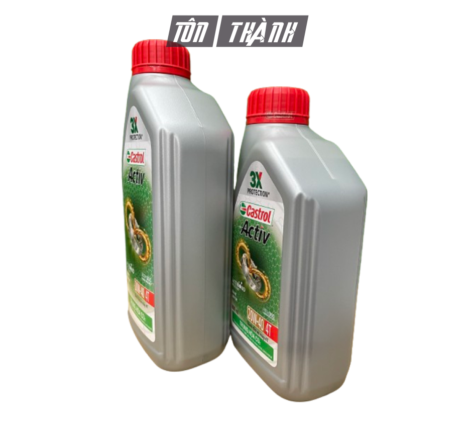 NHỚT XE SỐ CASTROL ACTIV - 20W40 (1 Lít & 0.8 Lít)