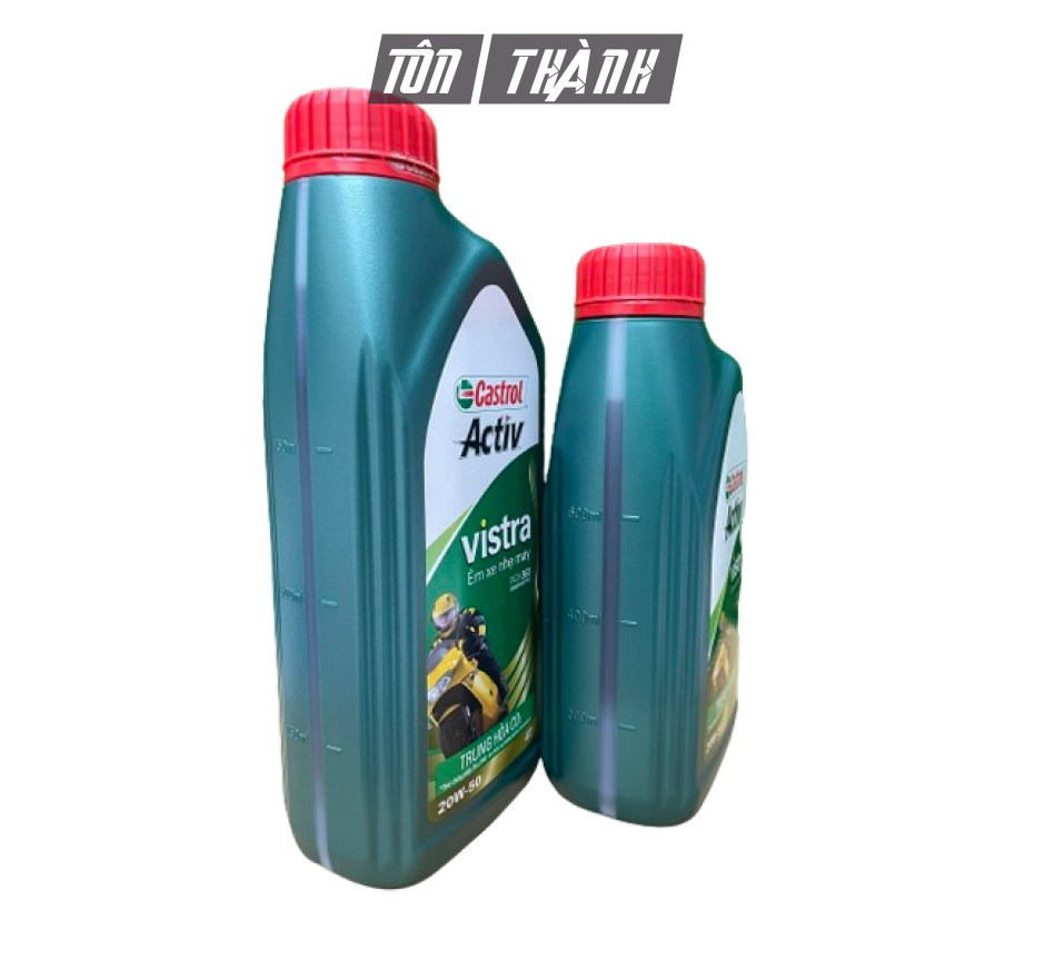 Nhớt Castrol Vistra 20W50 (0.8L & 1.0L) - Xe số - Xe côn