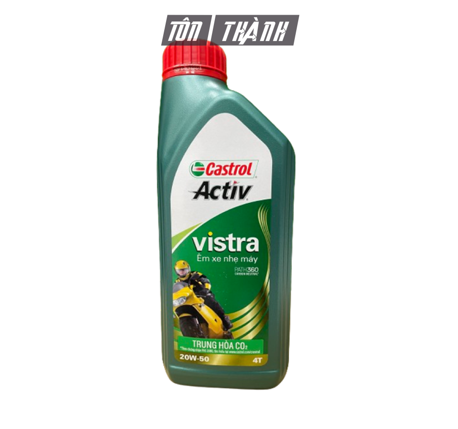 Nhớt Castrol Vistra 20W50 (0.8L & 1.0L) - Xe số - Xe côn
