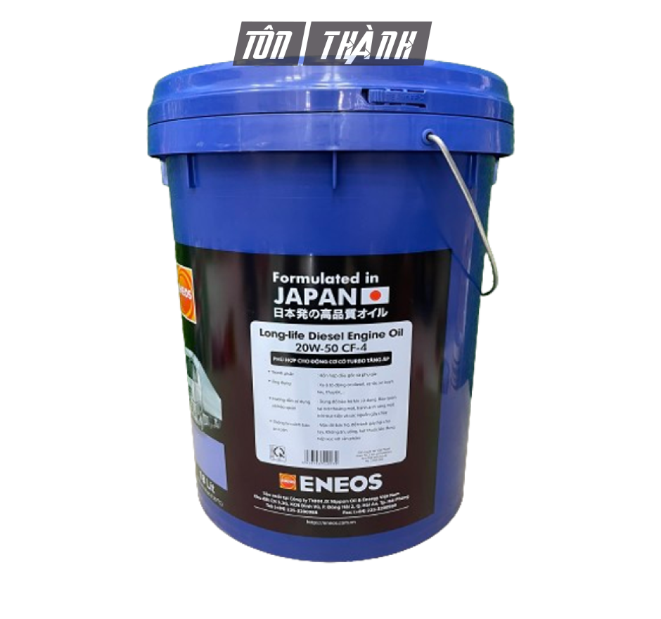 DẦU ĐỘNG CƠ DIESEL ENEOS CF-4  20W-50 (18 LÍT)