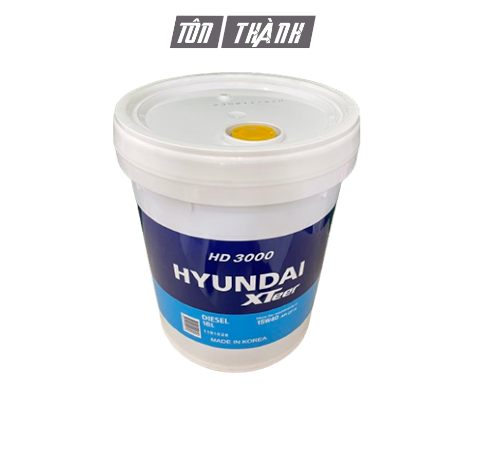 Dầu nhớt ô tô HYUNDAI XTEER HD3000 15W40 (18 Lít)