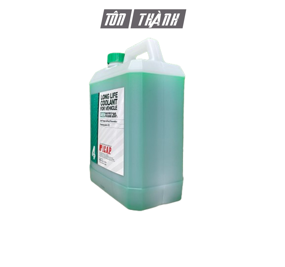 NƯỚC GIẢI NHIỆT LÀM MÁT ĐỘNG CƠ J.C.A.P XE Ô TÔ DU LỊCH XANH (4 LÍT)
