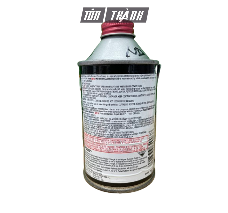 DẦU PHANH DOT4 WAGNER LOCKHEED DOT 4 (WAGNER 21) 355ML/ 946ML