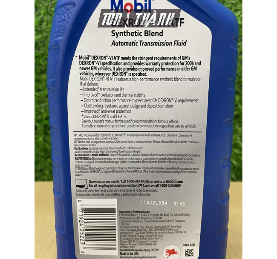 DẦU HỘP SỐ TỰ ĐỘNG MOBIL ATF DEXRON VI 946ML - DẦU NHỚT MOBIL NHẬP KHẨU MỸ