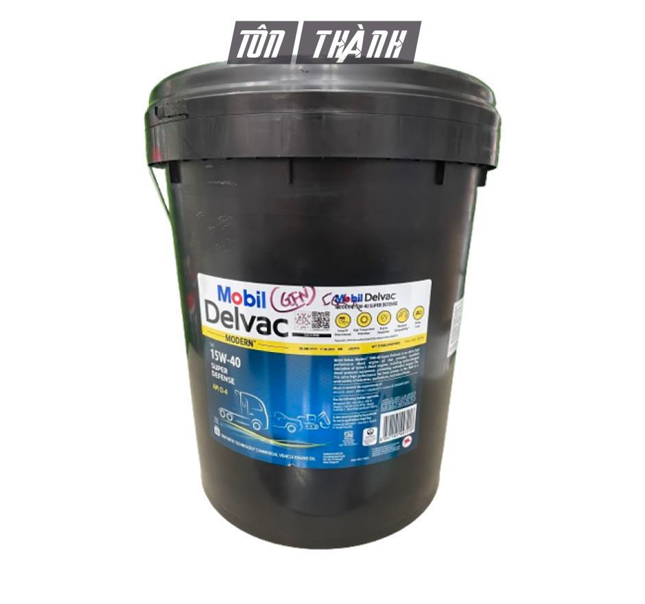 DẦU NHỚT ĐỘNG CƠ XE TẢI MOBIL DELVAC SUPER 1400 15W-40 (20 LÍT)