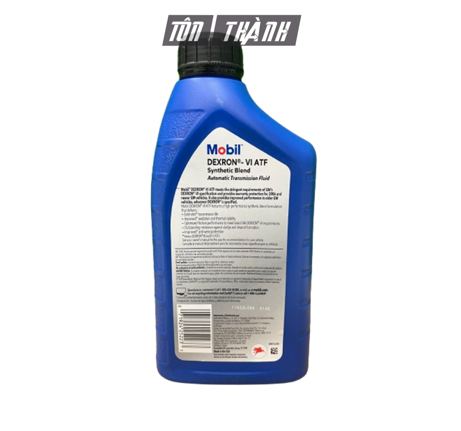 DẦU HỘP SỐ TỰ ĐỘNG MOBIL ATF DEXRON VI 946ML - DẦU NHỚT MOBIL NHẬP KHẨU MỸ