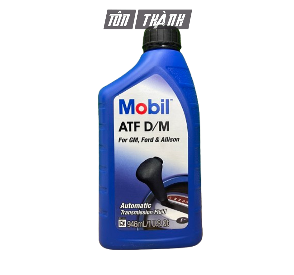 DẦU TRỢ LỰC TAY LÁI HỘP SỐ TỰ ĐỘNG MOBIL ATF D/M 946ML - NHẬP KHẨU MỸ