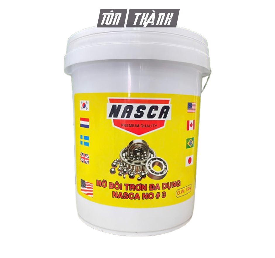 Mỡ bò bôi trơn NASCA đa dụng cao cấp USA (XÔ 15 KG)