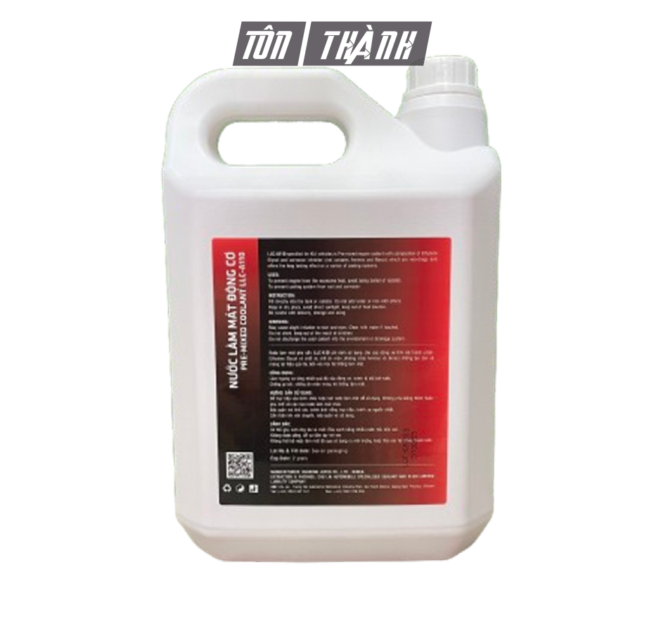 NƯỚC LÀM MÁT ĐỘNG CƠ Ô TÔ THACO MÀU ĐỎ MÃ: LLC-A110 (5 LÍT)
