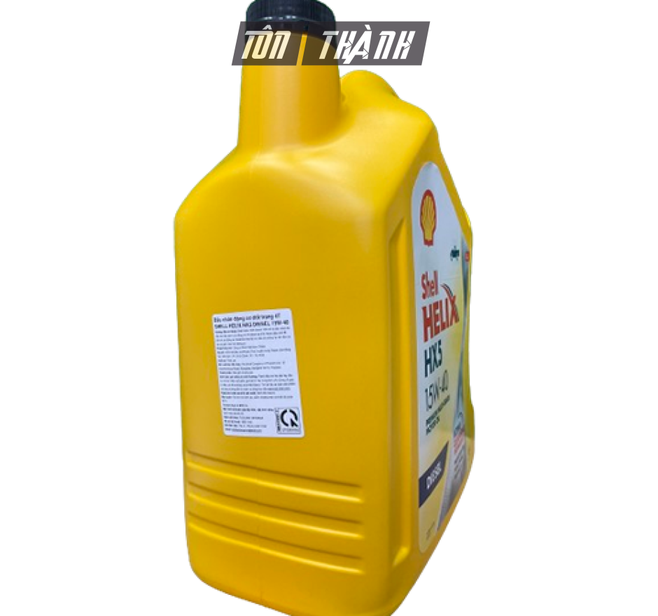 Dầu nhớt Shell Helix HX5 Diesel 15W40 6L (Dùng cho động cơ máy dầu)