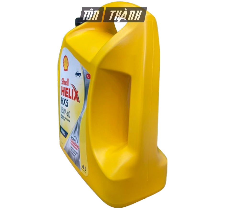 Dầu nhớt Shell Helix HX5 Diesel 15W40 6L (Dùng cho động cơ máy dầu)