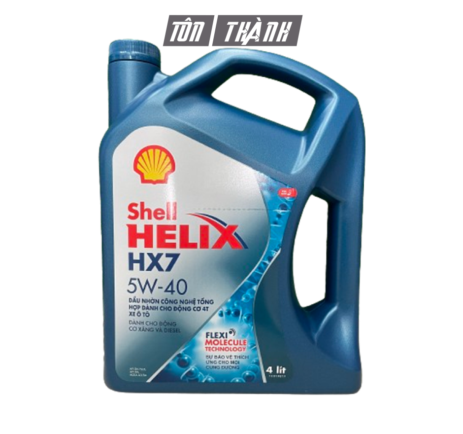 DẦU NHỚT ĐỘNG CƠ SHELL HELIX HX7 5W-40 (4 LÍT)