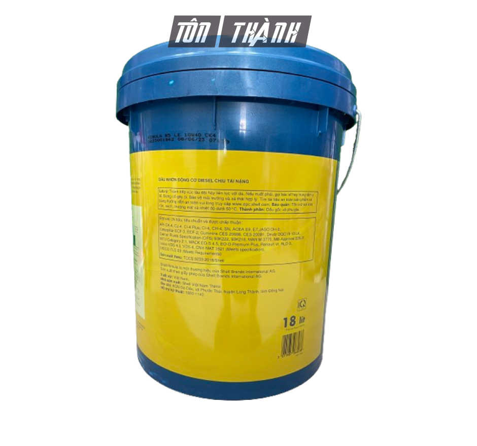DẦU ĐỘNG CƠ CAO CẤP SHELL RIMULA R5 LE 10W-40 API CK-4 (18 LÍT)