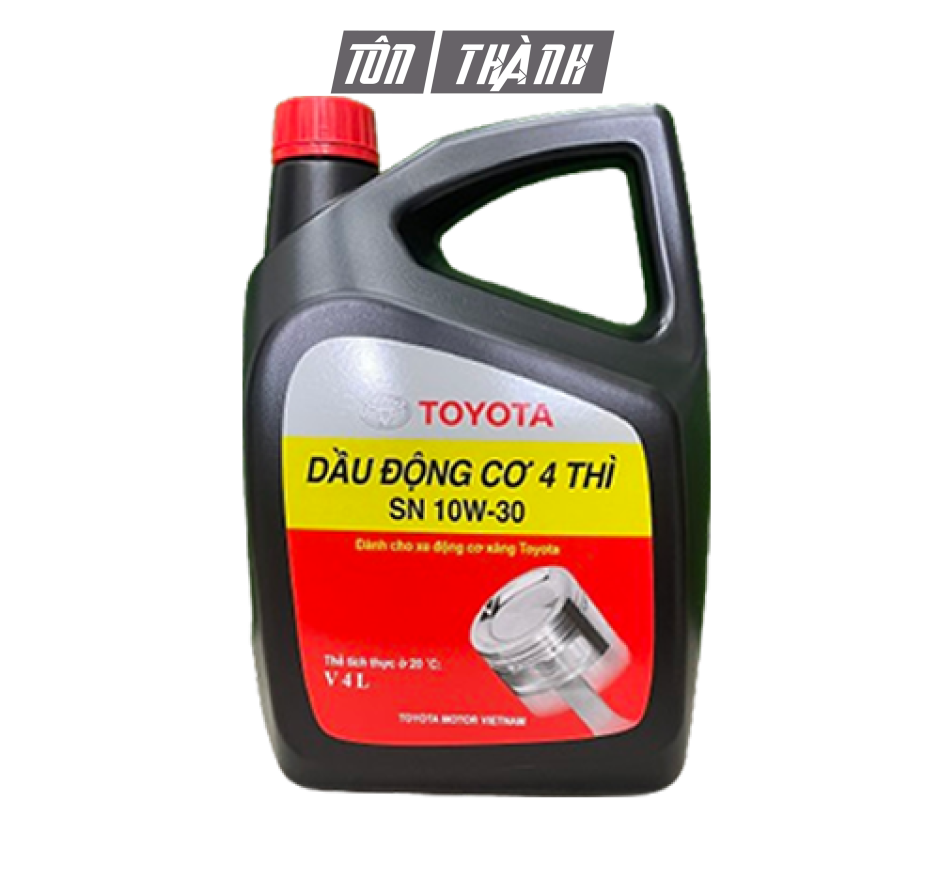 DẦU ĐỘNG CƠ 4 THÌ TOYOTA SN 10W30 MÁY XĂNG 4L 
